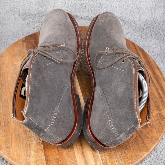 Timberland Suede Chukkas Mens Sz 9 Ankle Boots Lace Up Gorpcore Outdoors Gray - Picture 6 of 10